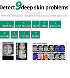 3D Digital Observer Facial Skin Scanner Analyzer Diagnostic Machine