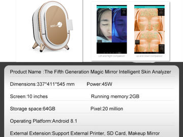Analizator twarzy Dermatoscope 3D VS001 dla kosmetologa