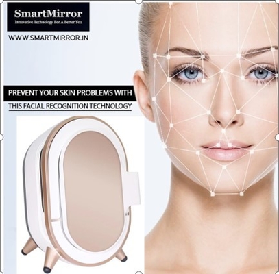 7 języków szorstkość Maszyna do analizy skóry Urządzenie do dermatologii twarzy